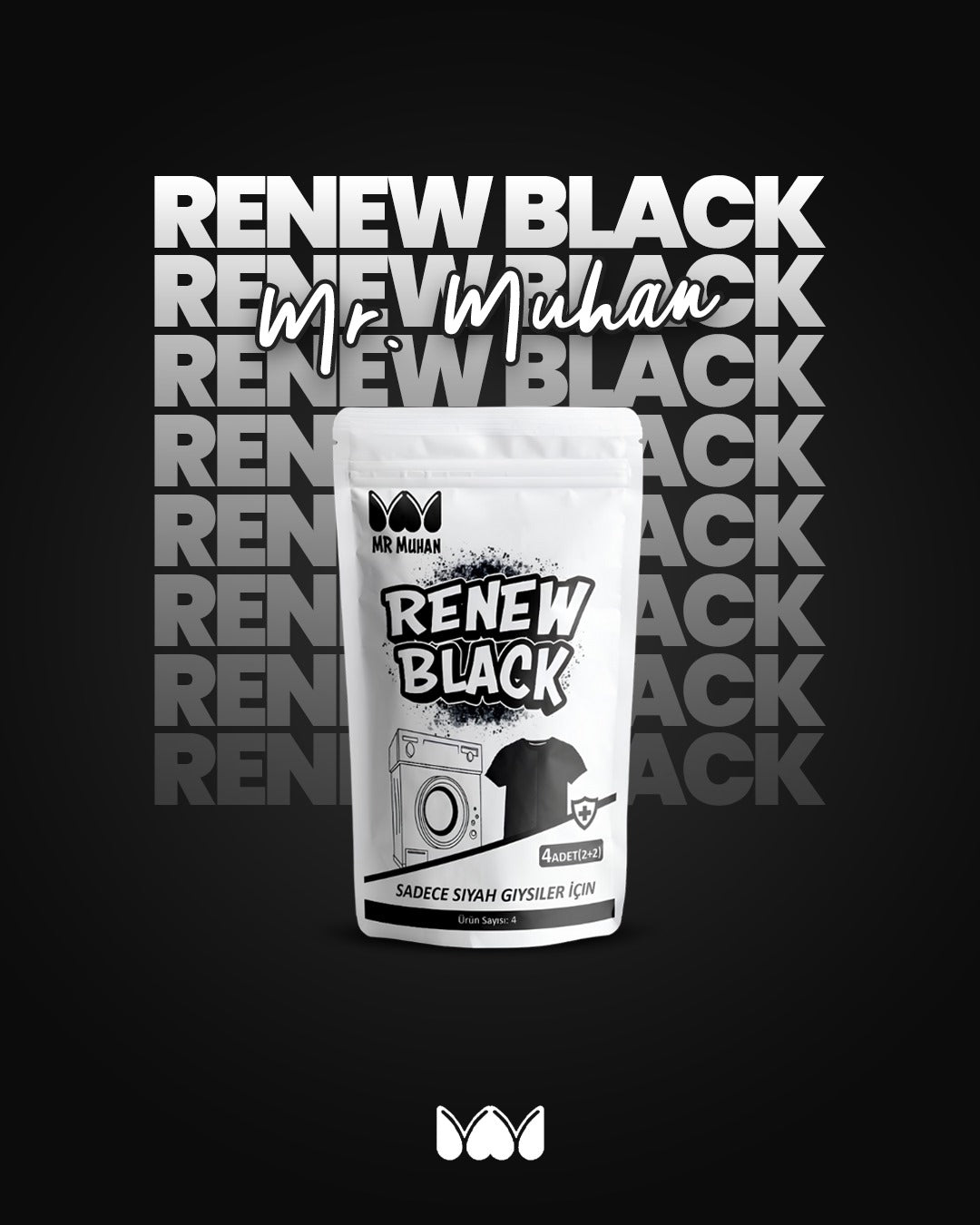 Renew Black™ Siyahlatıcı Çamaşır Mendili